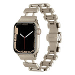 Bracelet de Montre en Acier Inoxydable Creux, Pour Apple Watch Ultra 49mm / Series 8&7 45mm, Pour Apple Watch Series 8&7 41mm / SE 2&6&SE&5&4 40mm
