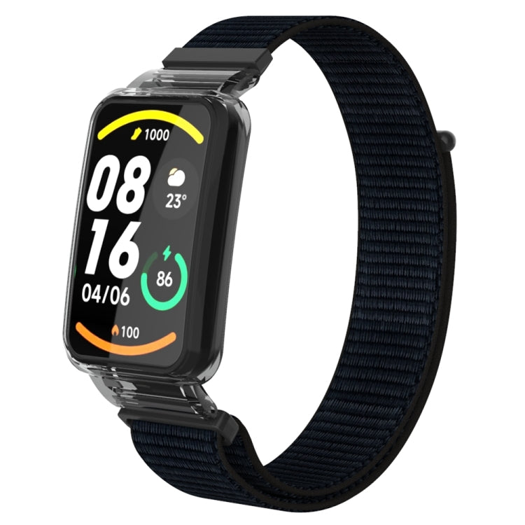 Integrated PC Protective Case + Nylon Loop Watch Band, For Xiaomi Mi Band 7 Pro