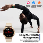 Montre connectée Zeblaze Btalk 2 avec écran rond HD de 1,3 pouce, compatible avec les appels vocaux et le suivi de la santé