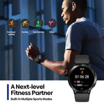 Montre connectée Zeblaze Btalk 2 avec écran rond HD de 1,3 pouce, compatible avec les appels vocaux et le suivi de la santé