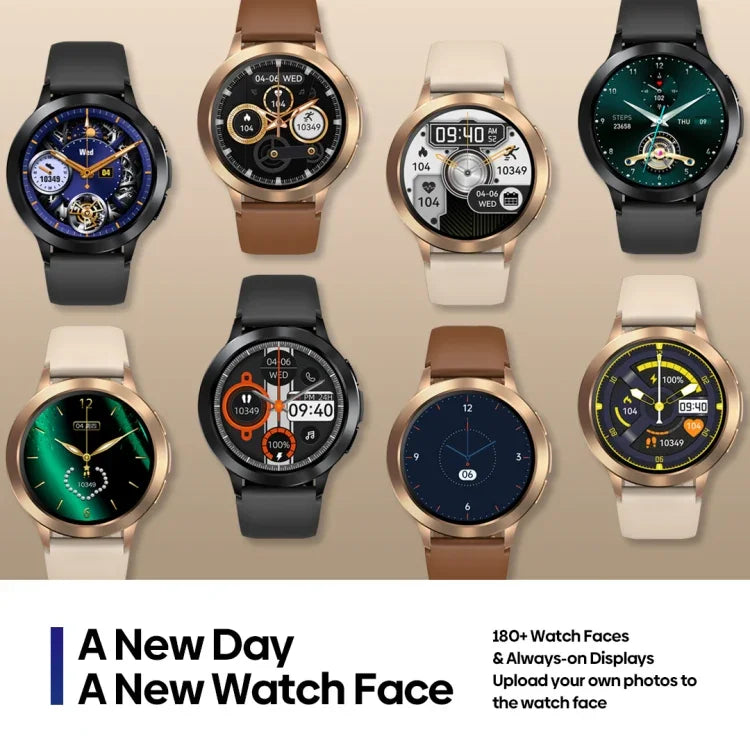 Montre connectée Zeblaze Btalk 2 avec écran rond HD de 1,3 pouce, compatible avec les appels vocaux et le suivi de la santé