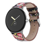 Bracelet de montre en cuir véritable Round Tail, pour Google Pixel Watch 4 / 3 / 2 / 1 41 mm