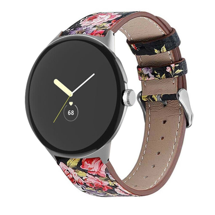 Bracelet de montre en cuir véritable Round Tail, pour Google Pixel Watch 4 / 3 / 2 / 1 41 mm
