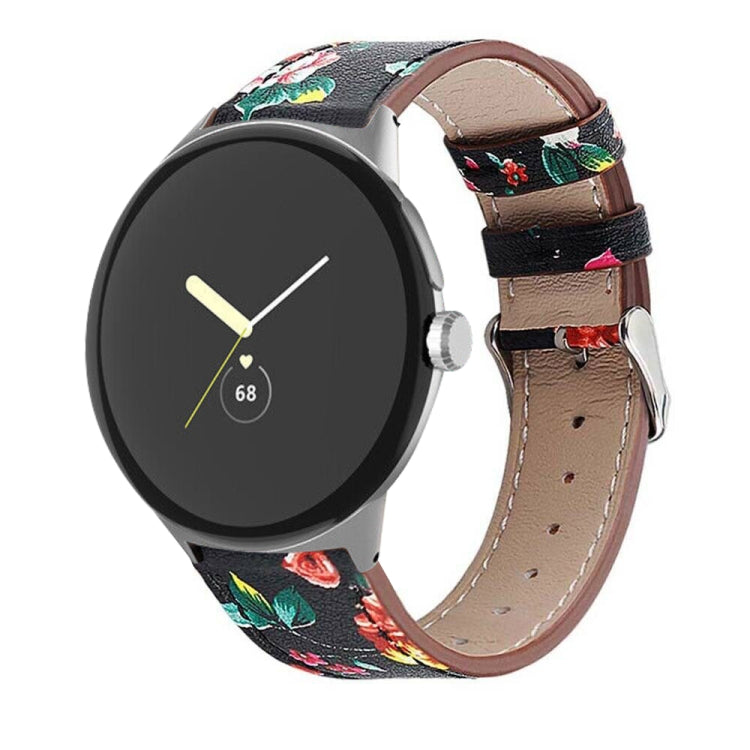 Bracelet de montre en cuir véritable Round Tail, pour Google Pixel Watch 4 / 3 / 2 / 1 41 mm