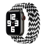 Nylon Single-turn Braided Watch Band For Apple Watch Series 8&7 41mm / SE 2&6&SE&5&4 40mm / 3&2&1 38mm, For Apple Watch Series 8&7 41mm,135mm, For Apple Watch Series 8&7 41mm, 135mm, For Apple Watch Series 8&7 41mm, 145mm