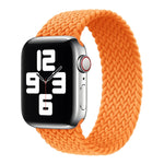 Nylon Single-turn Braided Watch Band For Apple Watch Series 8&7 41mm / SE 2&6&SE&5&4 40mm / 3&2&1 38mm, For Apple Watch Series 8&7 41mm,135mm, For Apple Watch Series 8&7 41mm, 135mm, For Apple Watch Series 8&7 41mm, 145mm