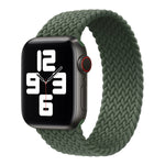 Nylon Single-turn Braided Watch Band For Apple Watch Series 8&7 41mm / SE 2&6&SE&5&4 40mm / 3&2&1 38mm, For Apple Watch Series 8&7 41mm,135mm, For Apple Watch Series 8&7 41mm, 135mm, For Apple Watch Series 8&7 41mm, 145mm