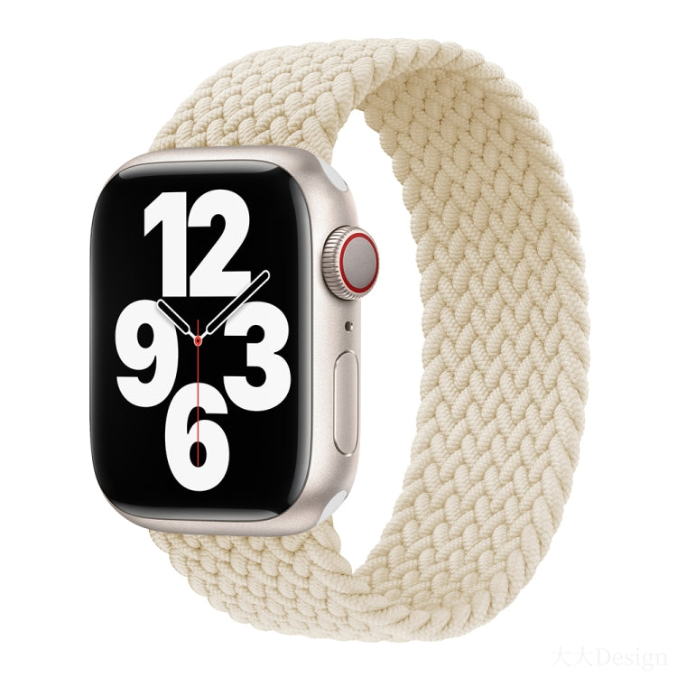 Nylon Single-turn Braided Watch Band For Apple Watch Series 8&7 41mm / SE 2&6&SE&5&4 40mm / 3&2&1 38mm, For Apple Watch Series 8&7 41mm,135mm, For Apple Watch Series 8&7 41mm, 135mm, For Apple Watch Series 8&7 41mm, 145mm
