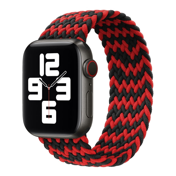 Bracelet de montre en nylon tressé à tour unique pour Apple Watch Series 8&7 41mm / SE 2&6&SE&5&4 40mm / 3&2&1 38mm, pour Apple Watch Series 8&7 41mm,145mm, pour Apple Watch Series 8&7 41mm, 145mm