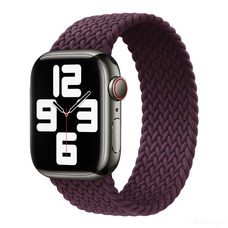 Bracelet de montre en nylon tressé à tour unique pour Apple Watch Series 8&7 41mm / SE 2&6&SE&5&4 40mm / 3&2&1 38mm, pour Apple Watch Series 8&7 41mm,145mm, pour Apple Watch Series 8&7 41mm, 145mm
