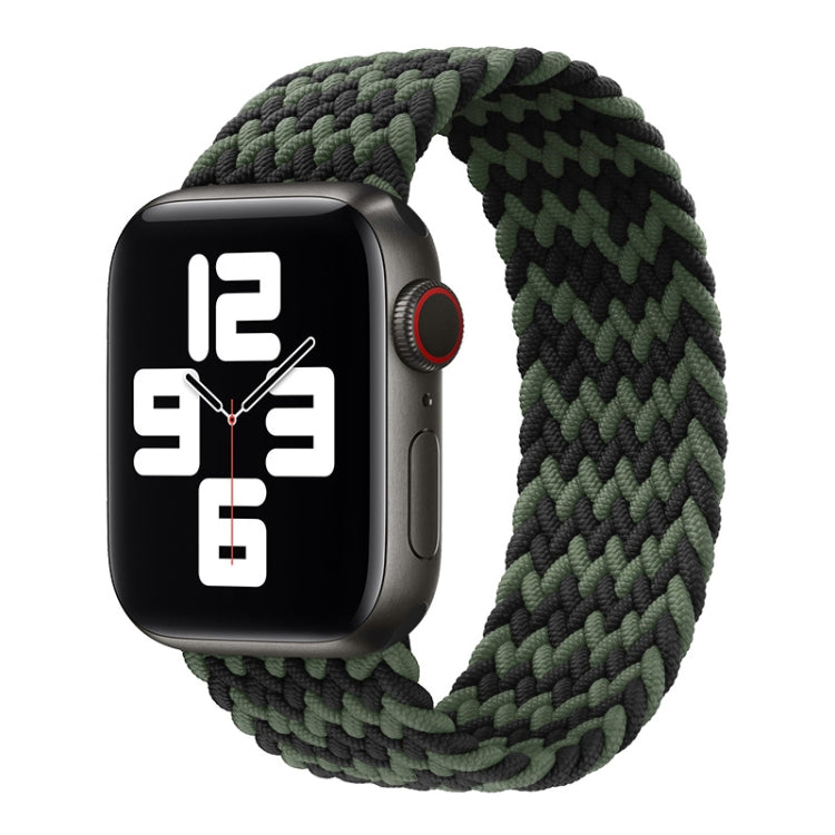 Bracelet de montre en nylon tressé à tour unique pour Apple Watch Series 8&7 41mm / SE 2&6&SE&5&4 40mm / 3&2&1 38mm, pour Apple Watch Series 8&7 41mm,145mm, pour Apple Watch Series 8&7 41mm, 145mm