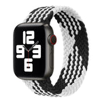 Bracelet de montre en nylon tressé à tour unique pour Apple Watch Series 8&7 41mm / SE 2&6&SE&5&4 40mm / 3&2&1 38mm, pour Apple Watch Series 8&7 41mm,145mm, pour Apple Watch Series 8&7 41mm, 145mm