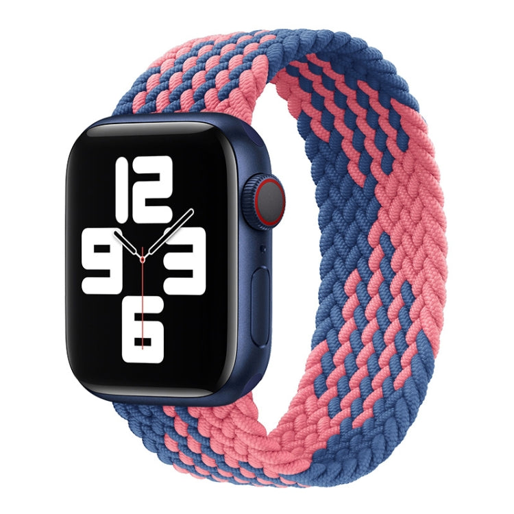 Bracelet de montre en nylon tressé à tour unique pour Apple Watch Series 8&7 41mm / SE 2&6&SE&5&4 40mm / 3&2&1 38mm, pour Apple Watch Series 8&7 41mm,145mm, pour Apple Watch Series 8&7 41mm, 145mm