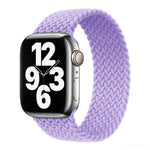Bracelet de montre en nylon tressé à tour unique pour Apple Watch Series 8&7 41mm / SE 2&6&SE&5&4 40mm / 3&2&1 38mm, pour Apple Watch Series 8&7 41mm,145mm, pour Apple Watch Series 8&7 41mm, 145mm