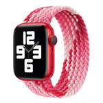Bracelet de montre en nylon tressé à tour unique pour Apple Watch Series 8&7 41mm / SE 2&6&SE&5&4 40mm / 3&2&1 38mm, pour Apple Watch Series 8&7 41mm,145mm, pour Apple Watch Series 8&7 41mm, 145mm