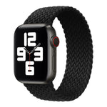 Bracelet de montre en nylon tressé à tour unique pour Apple Watch Series 8&7 41mm / SE 2&6&SE&5&4 40mm / 3&2&1 38mm, pour Apple Watch Series 8&7 41mm,145mm, pour Apple Watch Series 8&7 41mm, 145mm