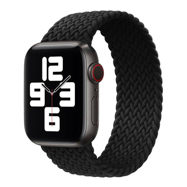 Bracelet de montre en nylon tressé à tour unique pour Apple Watch Series 8&7 41mm / SE 2&6&SE&5&4 40mm / 3&2&1 38mm, pour Apple Watch Series 8&7 41mm,145mm, pour Apple Watch Series 8&7 41mm, 145mm