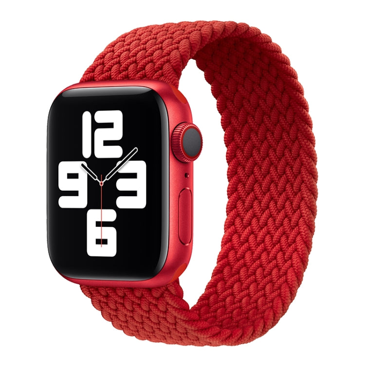 Bracelet de montre en nylon tressé à tour unique pour Apple Watch Series 8&7 41mm / SE 2&6&SE&5&4 40mm / 3&2&1 38mm, pour Apple Watch Series 8&7 41mm,145mm, pour Apple Watch Series 8&7 41mm, 145mm