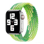 Bracelet de montre en nylon tressé à tour unique pour Apple Watch Series 8&7 41mm / SE 2&6&SE&5&4 40mm / 3&2&1 38mm, pour Apple Watch Series 8&7 41mm,145mm, pour Apple Watch Series 8&7 41mm, 145mm