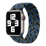 Bracelet de montre en nylon tressé à tour unique pour Apple Watch Series 8&7 41mm / SE 2&6&SE&5&4 40mm / 3&2&1 38mm, pour Apple Watch Series 8&7 41mm,145mm, pour Apple Watch Series 8&7 41mm, 145mm
