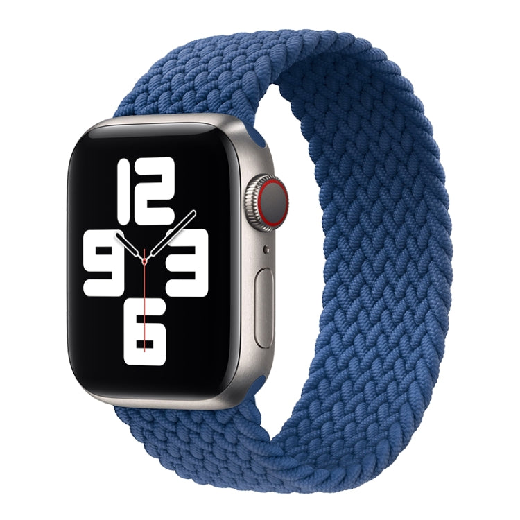 Bracelet de montre en nylon tressé à tour unique pour Apple Watch Series 8&7 41mm / SE 2&6&SE&5&4 40mm / 3&2&1 38mm, pour Apple Watch Series 8&7 41mm,145mm, pour Apple Watch Series 8&7 41mm, 145mm