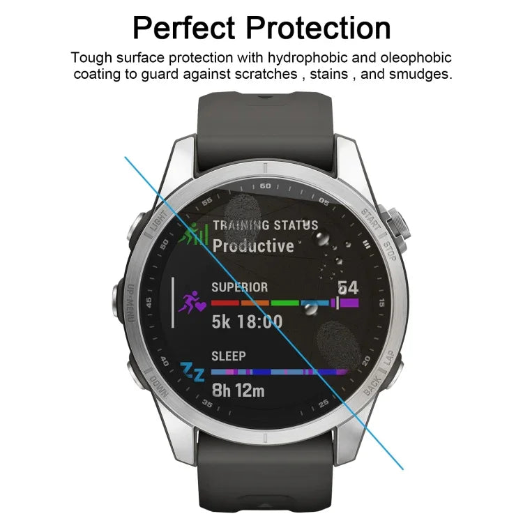 Protection d'écran en verre trempé pour montres connectées Huawei Watch GT 2 42 mm, Garmin Fenix ​​7S, Realme Watch, Amazfit Falcon, Huawei Watch GT 2 42 mm, Huawei Watch GT 3 42 mm, Garmin Forerunner 158, Garmin Instinct Crossover…