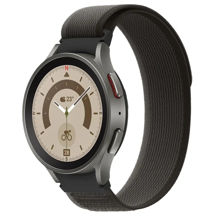 Bracelet de montre en nylon à boucles, pour Samsung Galaxy Watch4 / 5 / 5 Pro
