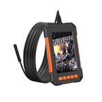 Endoscope industriel portable étanche HD P40 8mm à écran vertical intégré, 2m, 5m, 10m