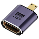 Adaptateur HDMI 2.1 8K vers Micro HDMI, D8K-01, D8K-02, D8K-03, D8K-04, D8K-05, C8K-01, C8K-02, C8K-03, C8K-04, C8K-05, C8K-06, C8K-07