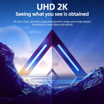Adaptateur HDMI 2 en 1 2K 60Hz avec voyants indicateurs