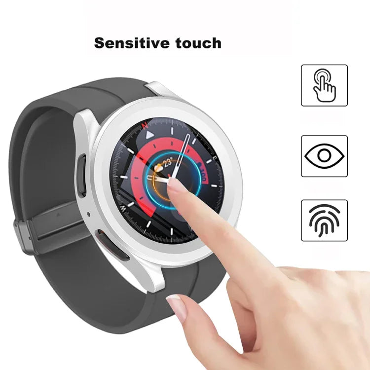 Coque de protection PC + Film trempé pour montre Samsung Galaxy Watch5 Pro 45mm