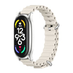 MIJOBS PLUS Marine Silicone Breathable Watch Band, For Xiaomi Mi Band 6 / 5, For Xiaomi Mi Band 7 / 7 NFC