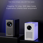Projecteur mobile portable WiFi HD système Android S30, prise US, prise EU, prise UK, prise AU