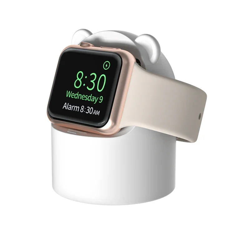 Support de charge en silicone pour Apple Watch (sans chargeur)