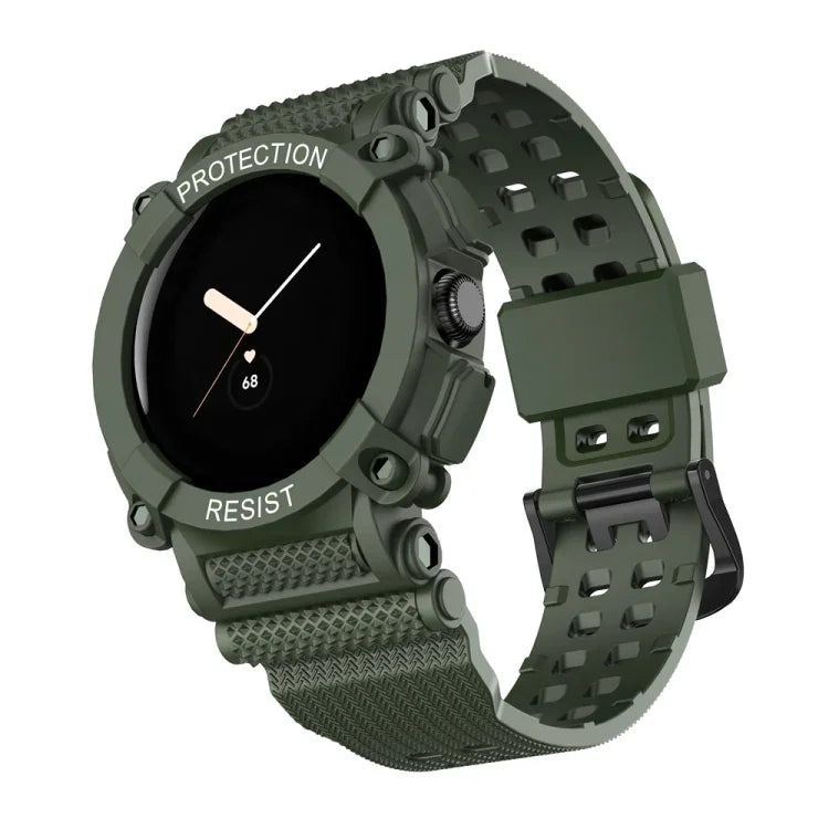 Bracelet de montre intégré trois-preuves de couleur unie, pour Google Pixel Watch
