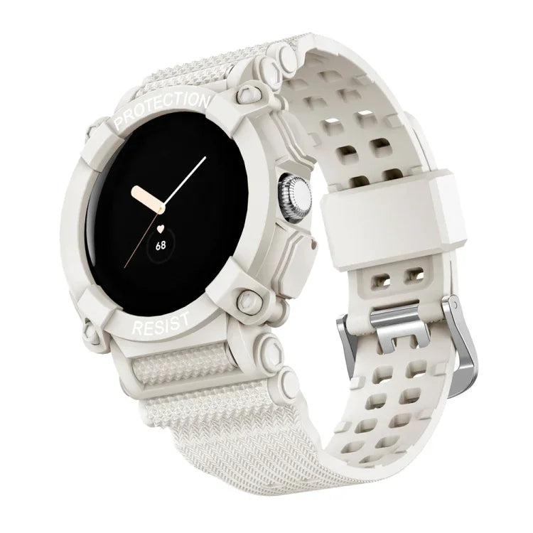 Bracelet de montre intégré trois-preuves de couleur unie, pour Google Pixel Watch