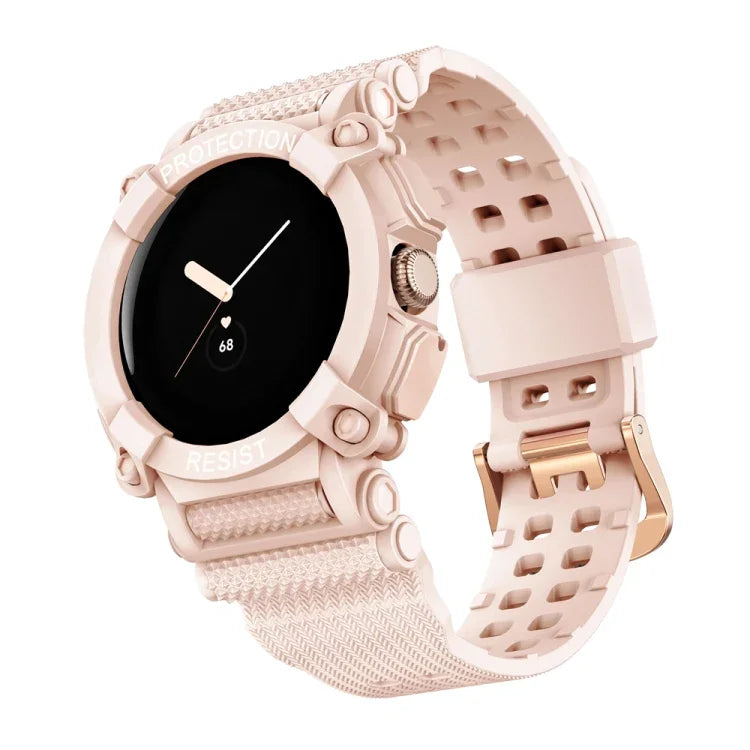 Bracelet de montre intégré trois-preuves de couleur unie, pour Google Pixel Watch