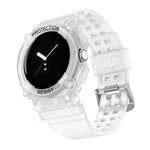 Bracelet de montre intégré trois-preuves de couleur unie, pour Google Pixel Watch