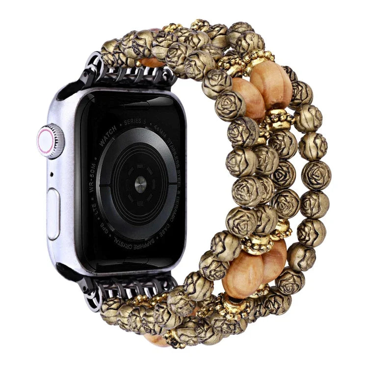 Bracelet de montre Rose Beads, pour Apple Watch Ultra 49 mm / Series 8&7 45 mm, pour Apple Watch Series 8&7 41 mm