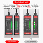 Testeur de ligne réseau et ligne téléphonique 2 en 1 HABOTEST HT812A, HT812A