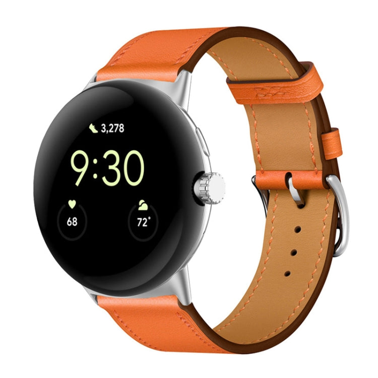 Bracelet de montre en cuir véritable, pour Google Pixel Watch 4 / 3 / 2 / 1 41mm