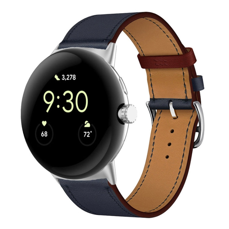 Bracelet de montre en cuir véritable, pour Google Pixel Watch 4 / 3 / 2 / 1 41mm