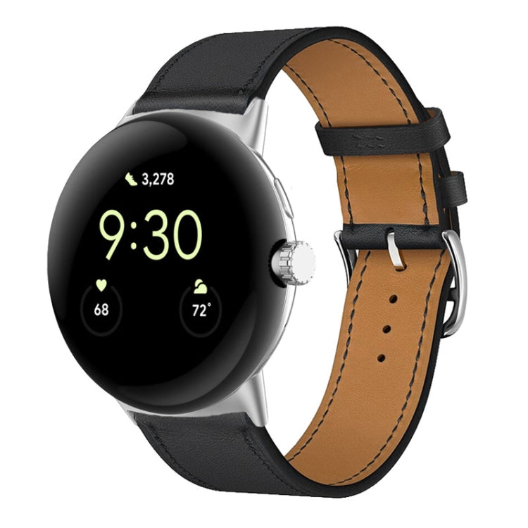 Bracelet de montre en cuir véritable, pour Google Pixel Watch 4 / 3 / 2 / 1 41mm