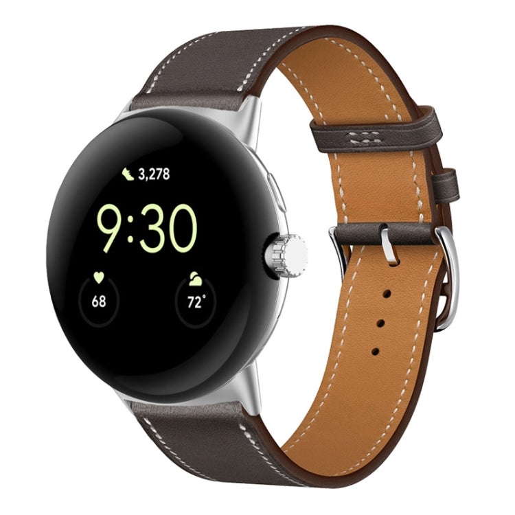 Bracelet de montre en cuir véritable, pour Google Pixel Watch 4 / 3 / 2 / 1 41mm