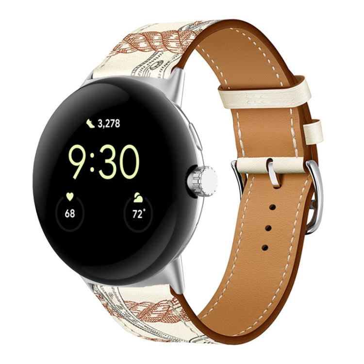 Bracelet de montre en cuir véritable, pour Google Pixel Watch 4 / 3 / 2 / 1 41mm