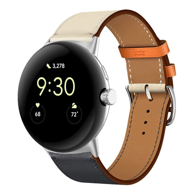Bracelet de montre en cuir véritable, pour Google Pixel Watch 4 / 3 / 2 / 1 41mm
