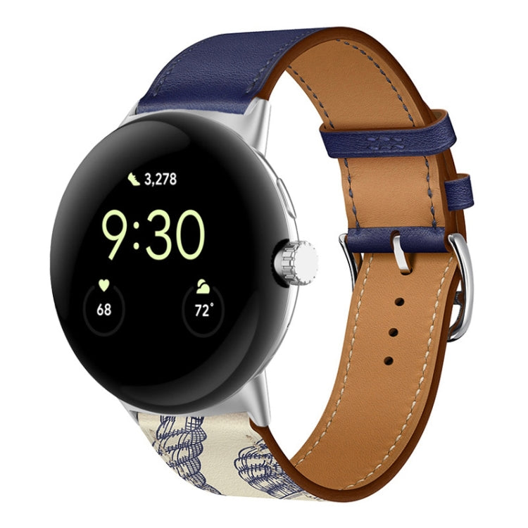 Bracelet de montre en cuir véritable, pour Google Pixel Watch 4 / 3 / 2 / 1 41mm