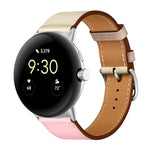 Bracelet de montre en cuir véritable, pour Google Pixel Watch 4 / 3 / 2 / 1 41mm