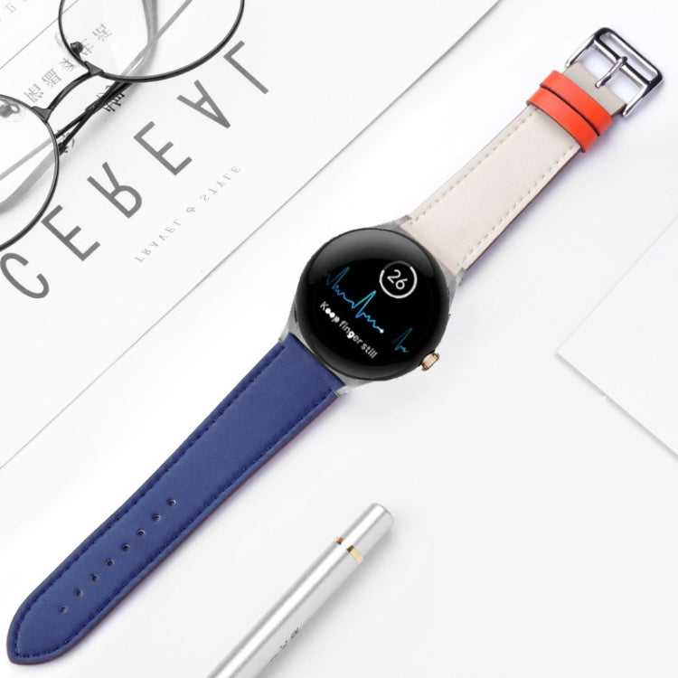 Bracelet de montre en cuir véritable, pour Google Pixel Watch 4 / 3 / 2 / 1 41mm