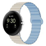 Bracelet de montre en silicone magnétique avec boucle inversée, pour Google Pixel Watch 4 / 3 / 2 / 1 41mm
